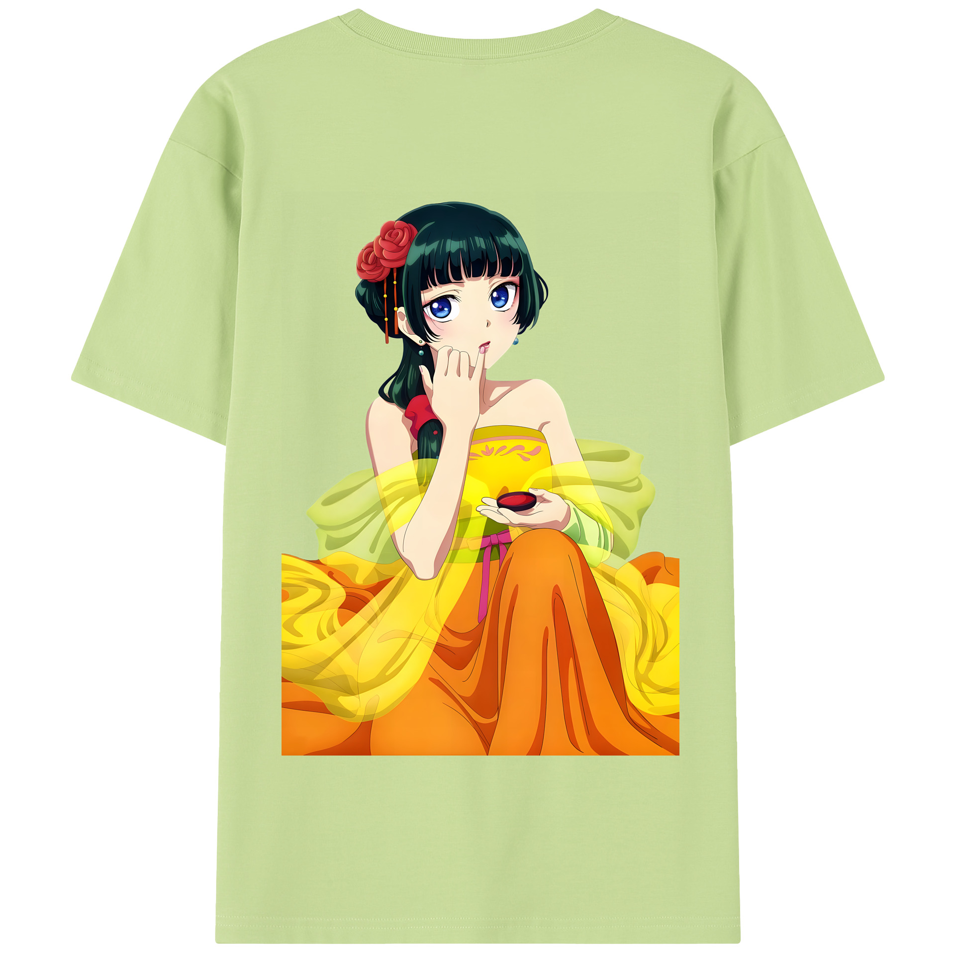 （画像用） 薬屋のひとりごと The Apothecary Diaries 綿100％半袖Tシャツ（背面プリント）
